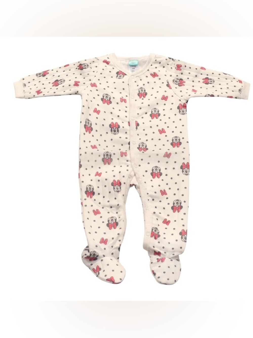 Disney Clothes Baby Girls Quilted Footie Coveralls